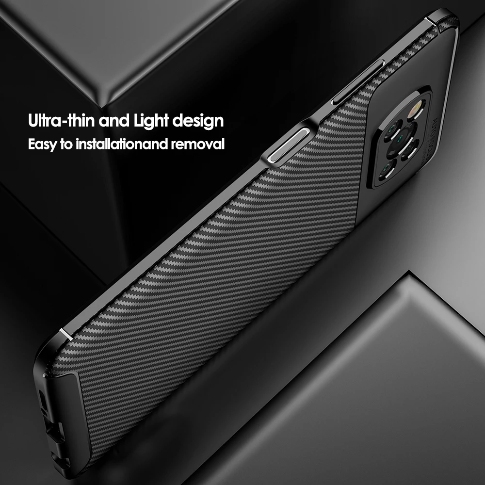 Luxury Carbon Fiber Case for Poco X3 NFC Phone Cover High Quality Smooth Soft TPU Phone Cases for Xiaomi POCO X3 NFC Back Cover
Luxury Carbon Fiber Case for Poco X3 NFC Phone Cover High Quality Smooth Soft TPU Phone Cases for Xiaomi POCO X3 NFC Back Cover