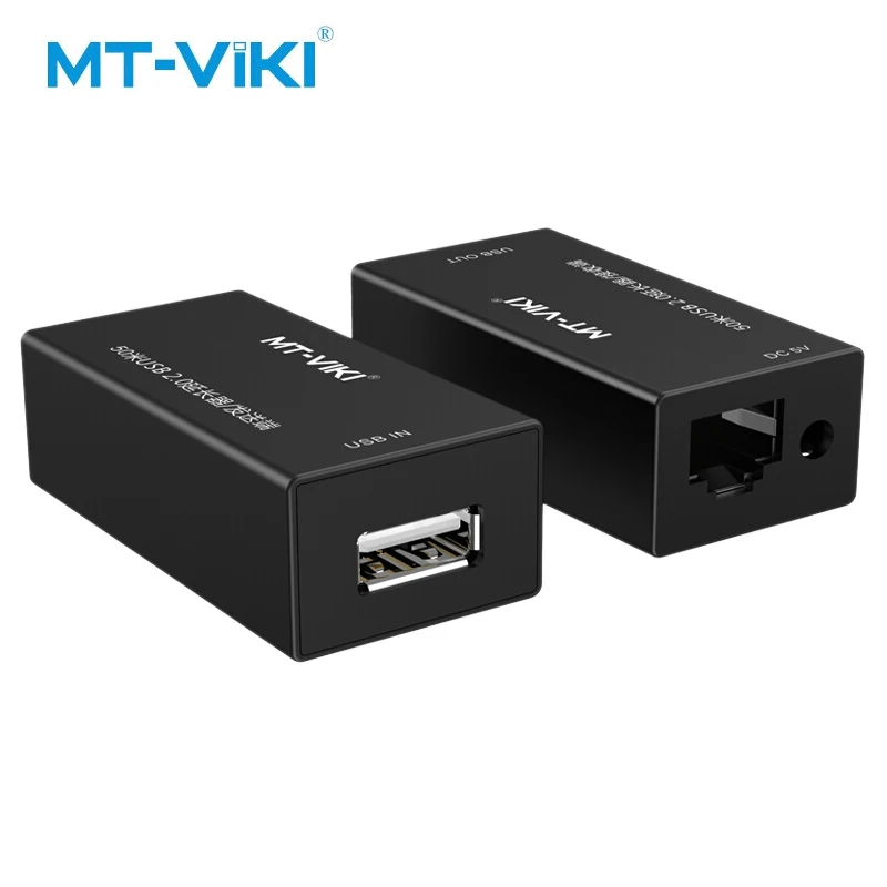 MT-VIKI USB Extender RJ45 cable CAT5E 6 signal amplifier USB to RJ45 extension cord mouse camera USB2.0 extension 50m MT-250FT
MT-VIKI USB Extender RJ45 cable CAT5E 6 signal amplifier USB to RJ45 extension cord mouse camera USB2.0 extension 50m MT-250FT
