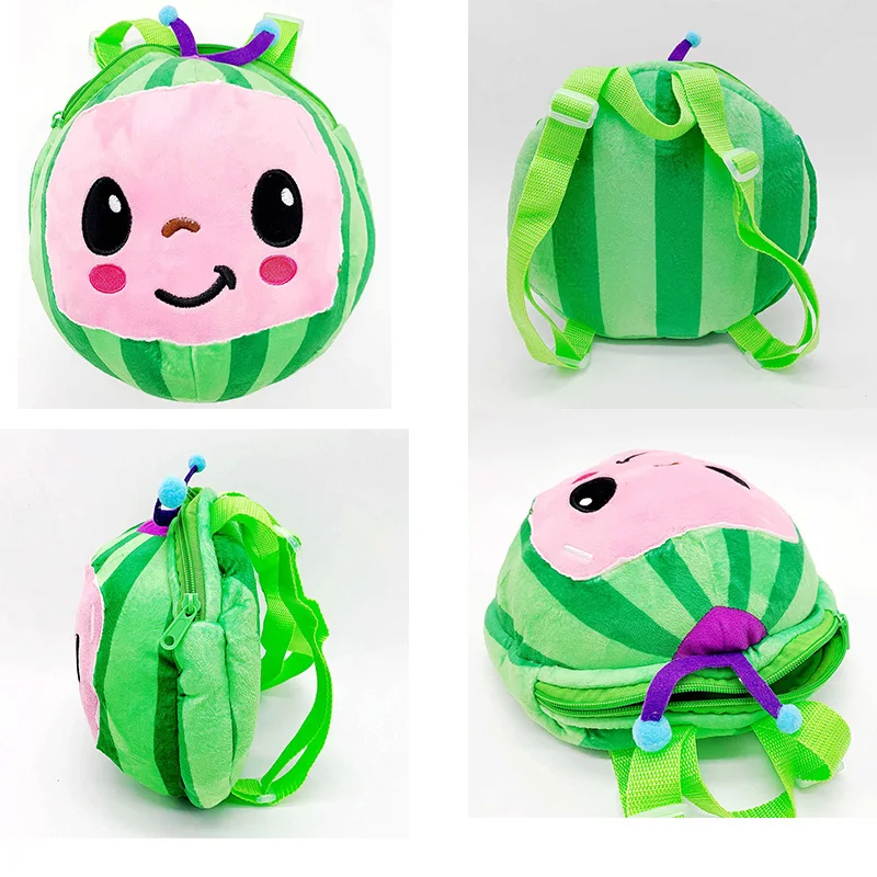 Cocomelon JJ Plush Toy Toddler Backpack School Book Bags Watermelon Cartoon Kids Plush Backpacks Birthday Gift Children Dropship
Cocomelon JJ Plush Toy Toddler Backpack School Book Bags Watermelon Cartoon Kids Plush Backpacks Birthday Gift Children Dropship
