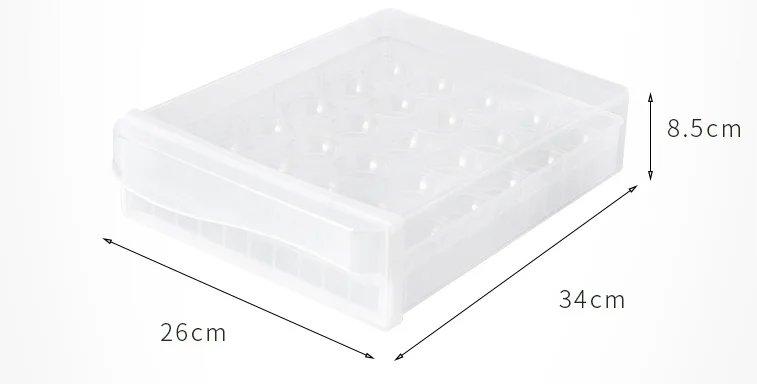 New Household Egg Storage Box Drawer-Type Refrigerator Storage Box Plastic Transparent Dumpling Box Double Layer Egg Tray
New Household Egg Storage Box Drawer-Type Refrigerator Storage Box Plastic Transparent Dumpling Box Double Layer Egg Tray