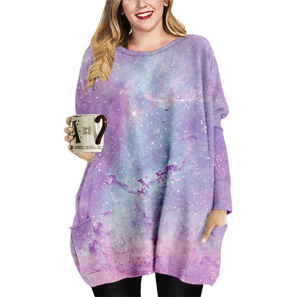 Spring Autumn Oversize Women 3D Printed Mini Dresses Loose Sexy O-neck Long Sleeve Ladies Plus-size Dresses Beach Dress Tops
Spring Autumn Oversize Women 3D Printed Mini Dresses Loose Sexy O-neck Long Sleeve Ladies Plus-size Dresses Beach Dress Tops