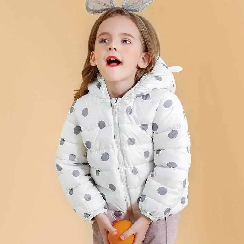 New Winter Children'S Clothes Thickened Warm Cartoon Small Ears Hooded Polka Dot Boys' And Girls' Cotton Padded Clothes
New Winter Children'S Clothes Thickened Warm Cartoon Small Ears Hooded Polka Dot Boys' And Girls' Cotton Padded Clothes