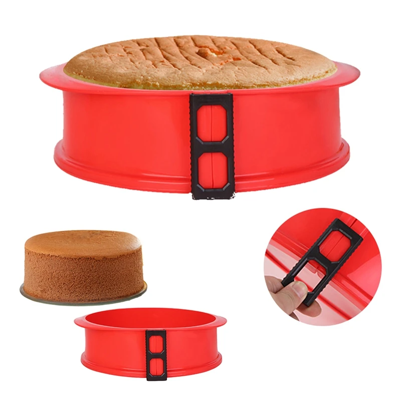 2 PCS Silicone Spring Form Pan Cake Mould Fondant Cake Chocolate Muffin Mold DIY Baking Pastry Mould Baking Tool
2 PCS Silicone Spring Form Pan Cake Mould Fondant Cake Chocolate Muffin Mold DIY Baking Pastry Mould Baking Tool