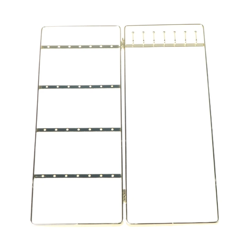 2-Panel Jewelry Organizer, Metal Jewelry Holder, Foldable Jewelry Hanger, Portable Jewelry Display Rack for Earrings, & C7AE
2-Panel Jewelry Organizer, Metal Jewelry Holder, Foldable Jewelry Hanger, Portable Jewelry Display Rack for Earrings, & C7AE