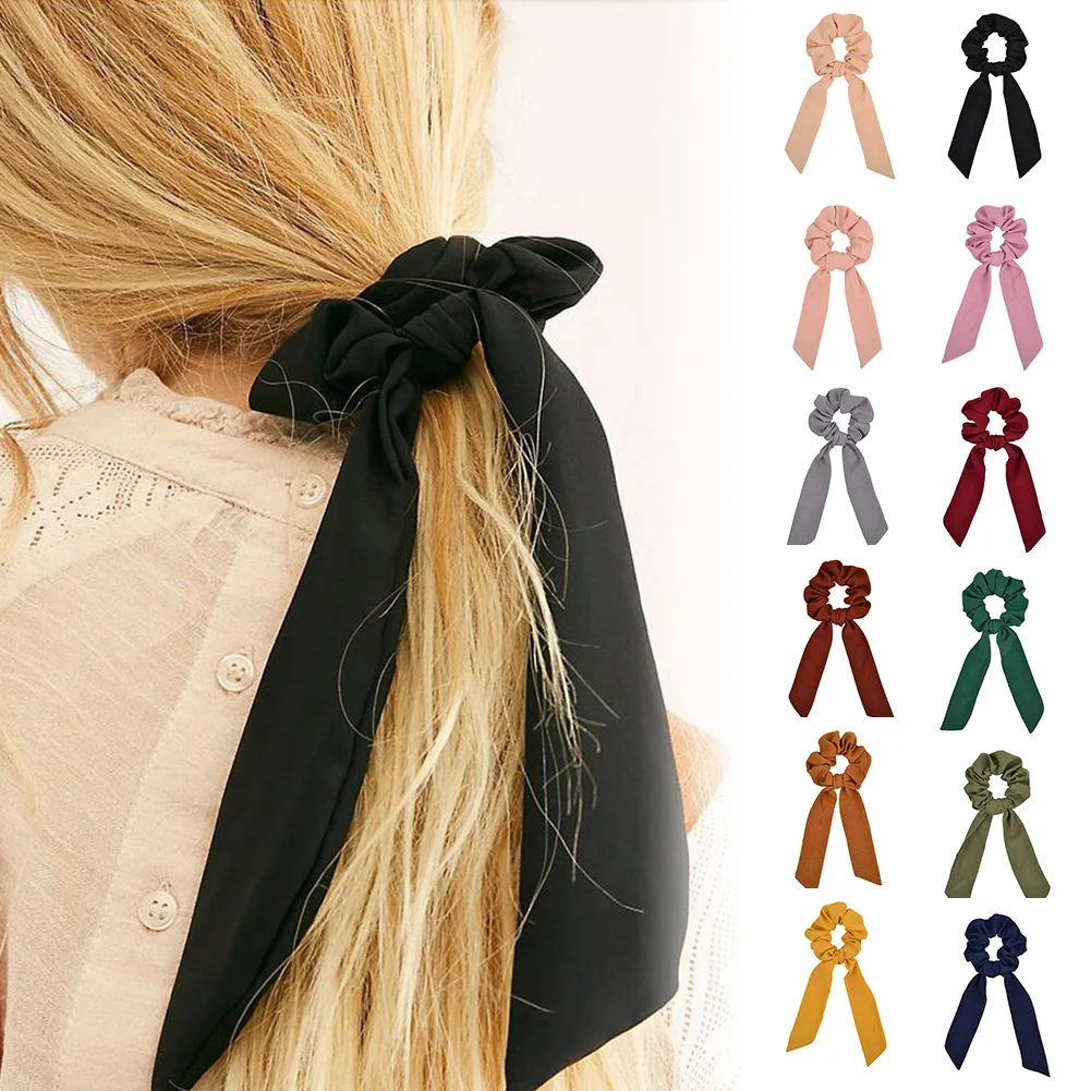 12pcs Bow Hair Tie Scarf Bowknot Hair Soft And Delicate Texture Scrunchies With Rubber Band Ponytail Holder For Women And Girls
12pcs Bow Hair Tie Scarf Bowknot Hair Soft And Delicate Texture Scrunchies With Rubber Band Ponytail Holder For Women And Girls