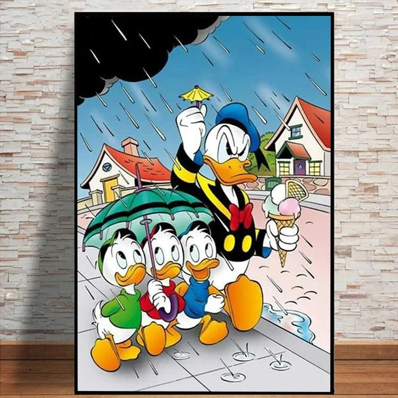 Disney Donald Duck Family Canvas Painting Wall Art Cartoon Posters Prints For Kids Bedroom Living Room Cute Home Decor Cuadros
Disney Donald Duck Family Canvas Painting Wall Art Cartoon Posters Prints For Kids Bedroom Living Room Cute Home Decor Cuadros