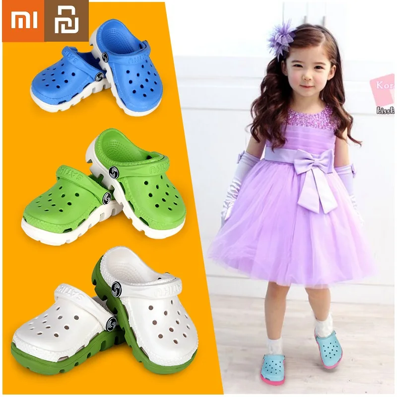 New Xiaomi Youpin Children Summer Beach Shoes Soft Sole Light Anti-Slip Outdoor Garden Casual Sandals Shoes for Baby Slippers
New Xiaomi Youpin Children Summer Beach Shoes Soft Sole Light Anti-Slip Outdoor Garden Casual Sandals Shoes for Baby Slippers