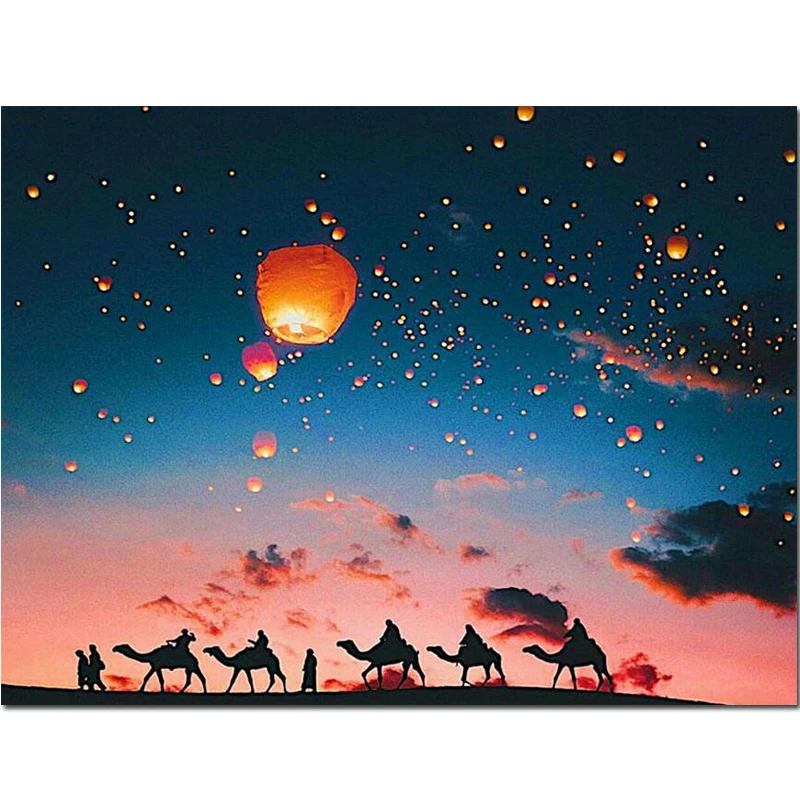 Full circular 5D DIY Diamond Painting Desert camel Starry sky Diamond Embroidery square stone Cross Stitch Mosaic Art L57
Full circular 5D DIY Diamond Painting Desert camel Starry sky Diamond Embroidery square stone Cross Stitch Mosaic Art L57