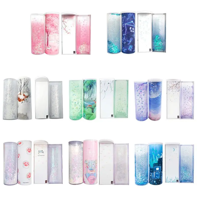 Quicksand Translucent Pencil Case Multifunction Creative Cylindrical Calculator Stationery School Pen Holder 1XCB
Quicksand Translucent Pencil Case Multifunction Creative Cylindrical Calculator Stationery School Pen Holder 1XCB