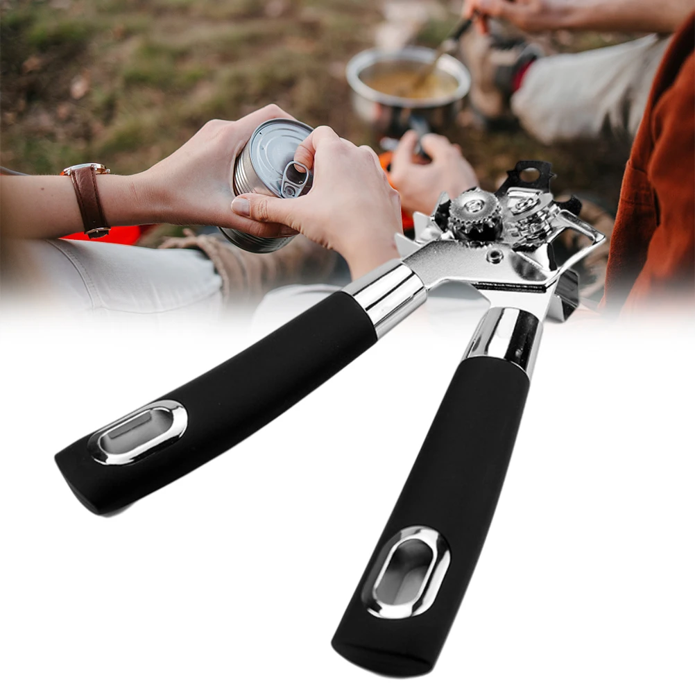Multi-function Manual Can Opener Stainless Steel Safety Can Opener With Non-Slip Handle Bottle Opener Kitchen Tool Cocina Acceso
Multi-function Manual Can Opener Stainless Steel Safety Can Opener With Non-Slip Handle Bottle Opener Kitchen Tool Cocina Acceso