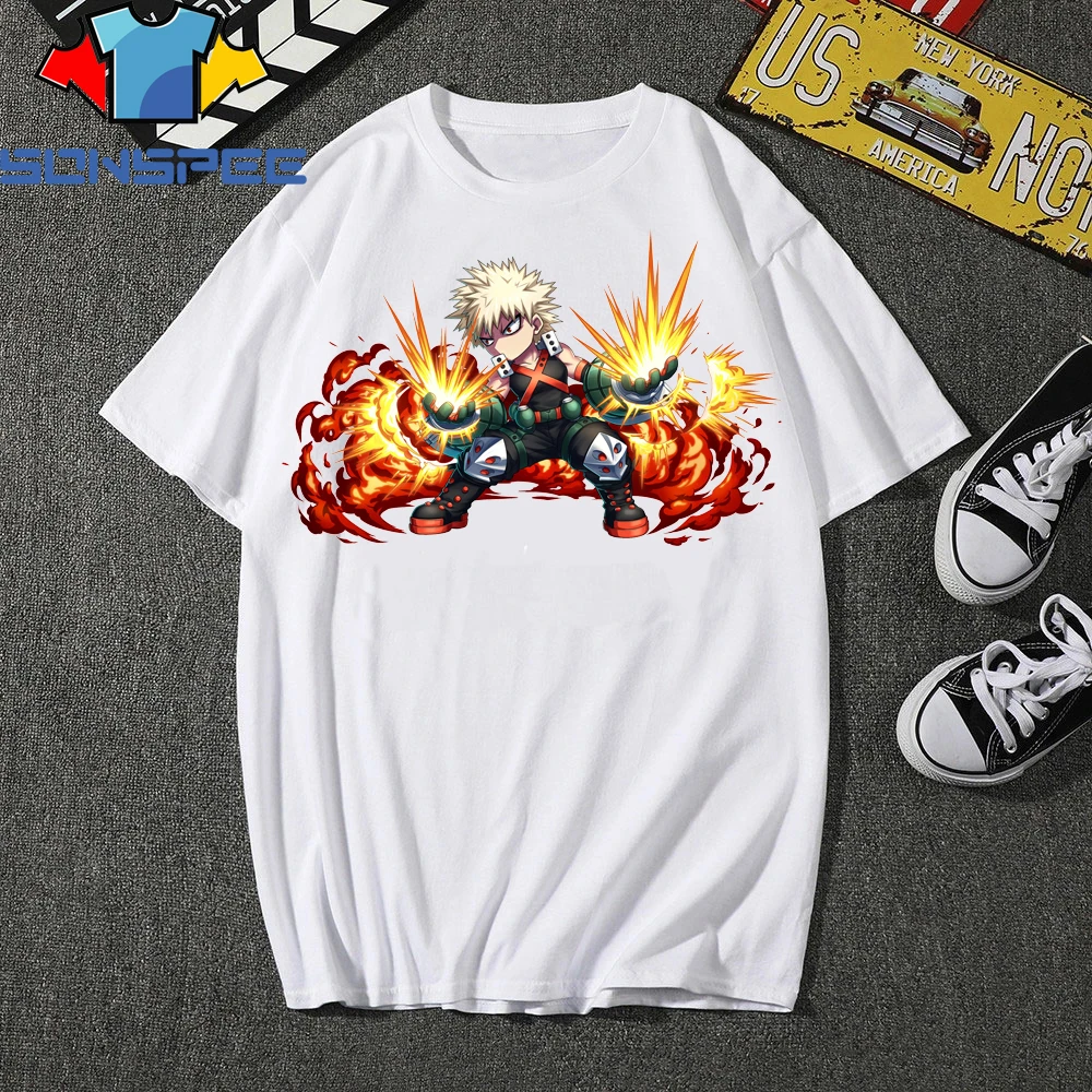 SONSPEE My Hero Academy T-shirt Men's Women's Summer Casual Tops Round Neck Slim Anime Manga Hip-Hop Cotton T-shirt Unisex Tee
SONSPEE My Hero Academy T-shirt Men's Women's Summer Casual Tops Round Neck Slim Anime Manga Hip-Hop Cotton T-shirt Unisex Tee