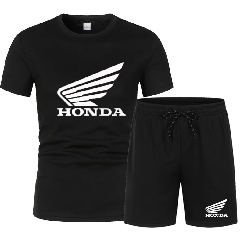 Honda Car Letter Printing 2021 New Men's Fashion 2-Piece T-Shirt + Shorts Suit Summer Sportswear Beachwear Men's Shorts Suit
Honda Car Letter Printing 2021 New Men's Fashion 2-Piece T-Shirt + Shorts Suit Summer Sportswear Beachwear Men's Shorts Suit