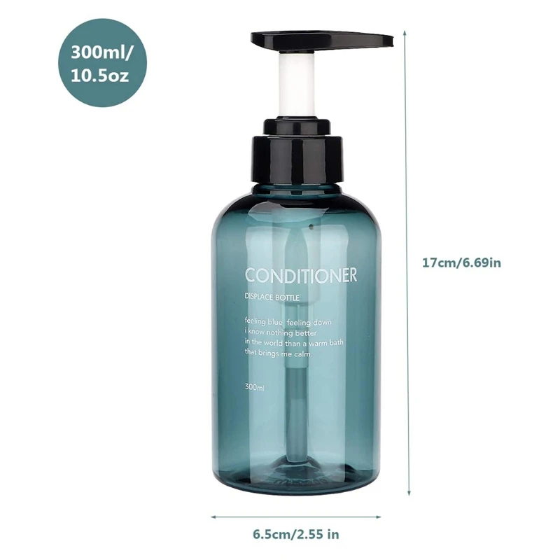 2021 New 3pcs 300ml Empty Pump Bottle Dispenser Empty Refillable Body Soap Bottles 
2021 New 3pcs 300ml Empty Pump Bottle Dispenser Empty Refillable Body Soap Bottles