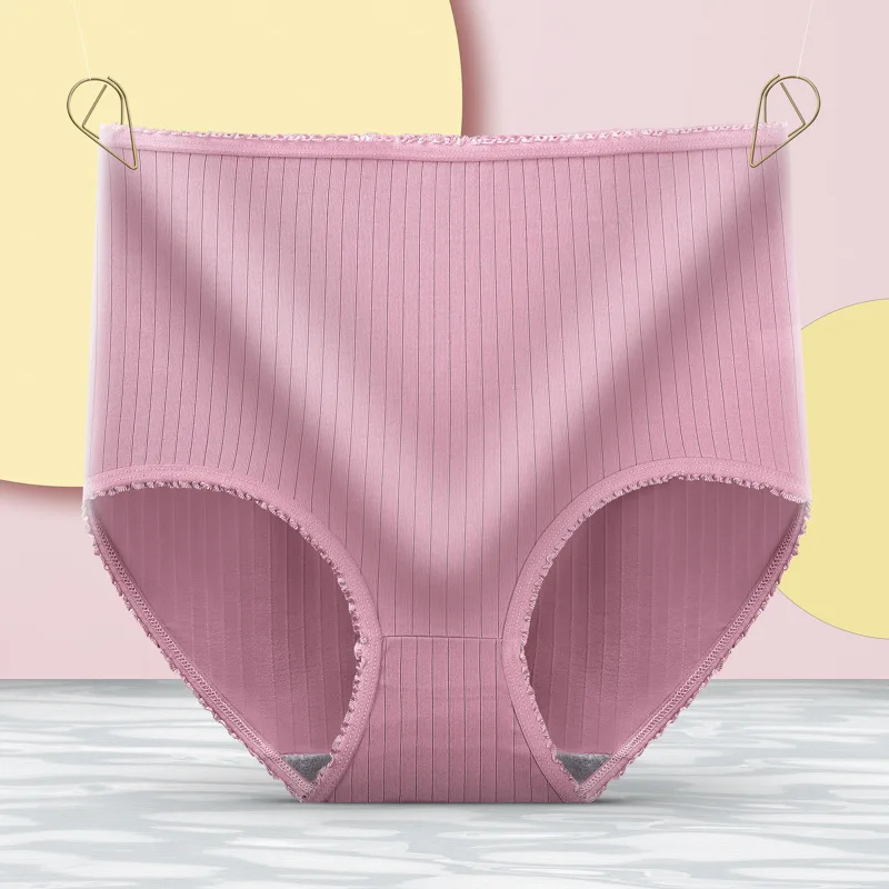 Vertical Pattern Milk Silk High-waist Belly Women's Panties Lace Large Size Breathable Buttocks Panties Women Lingerie Cute
Vertical Pattern Milk Silk High-waist Belly Women's Panties Lace Large Size Breathable Buttocks Panties Women Lingerie Cute