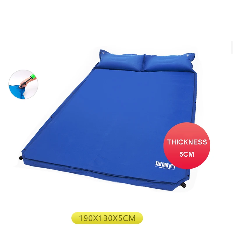 190x130x5CM Sleeping Self-inflating Mat Inflatable Pad Air Mattress Foam Damp-proof Double Mattress In The Tent For Camping Pad
190x130x5CM Sleeping Self-inflating Mat Inflatable Pad Air Mattress Foam Damp-proof Double Mattress In The Tent For Camping Pad