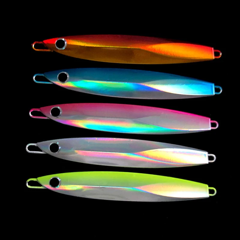 Metal Jigging Lures 60g 80g 100g 120g 150g Saltwater Slide Jigs Leurre Metal Fish Bait Snapper Lure
Metal Jigging Lures 60g 80g 100g 120g 150g Saltwater Slide Jigs Leurre Metal Fish Bait Snapper Lure