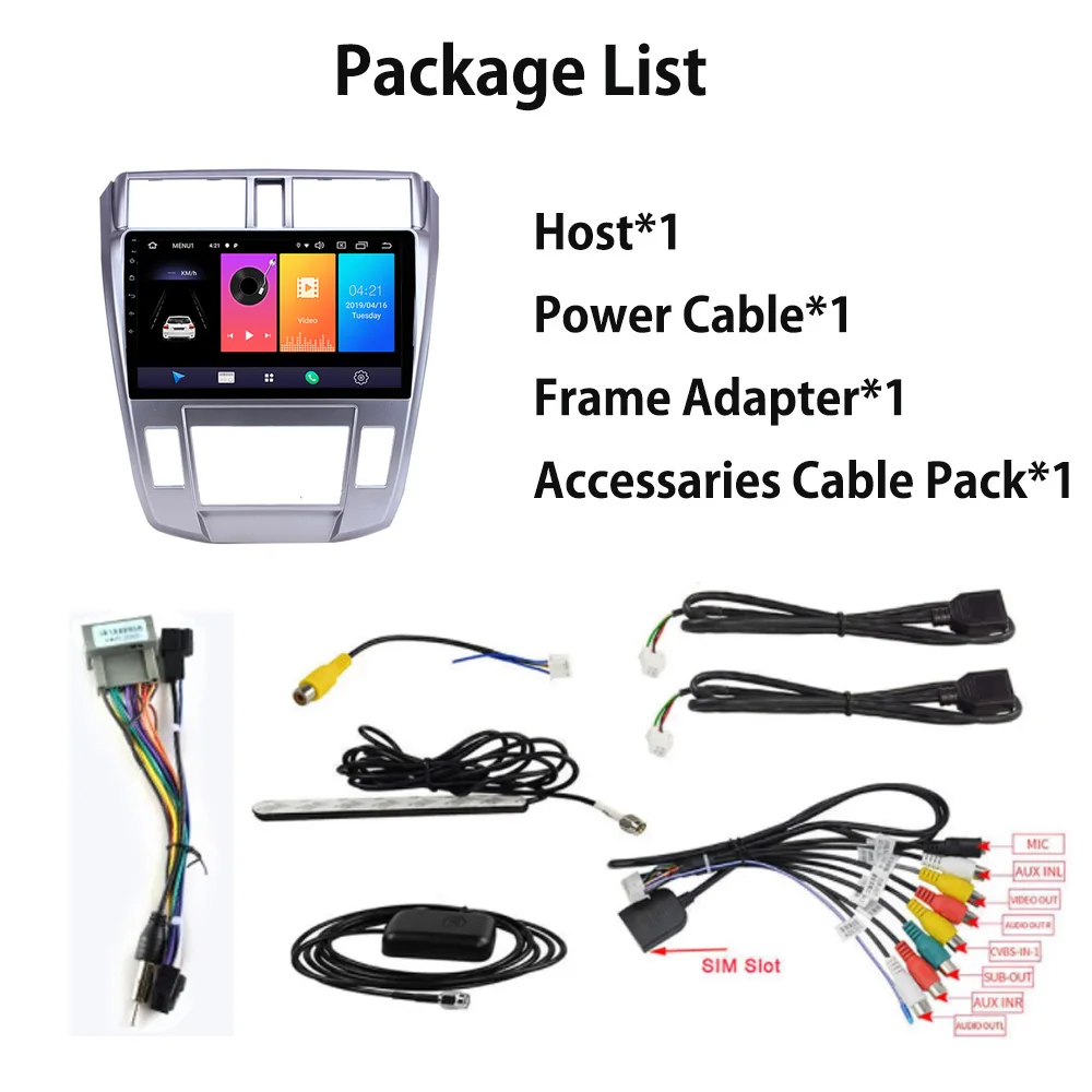 Android 9.0 Car Radio Multimedia Player Navigation GPS For Honda City 2008-2014 WIFI 4G 10.1" IPS Touchscreen Mirror Link BT DVD
Android 9.0 Car Radio Multimedia Player Navigation GPS For Honda City 2008-2014 WIFI 4G 10.1" IPS Touchscreen Mirror Link BT DVD