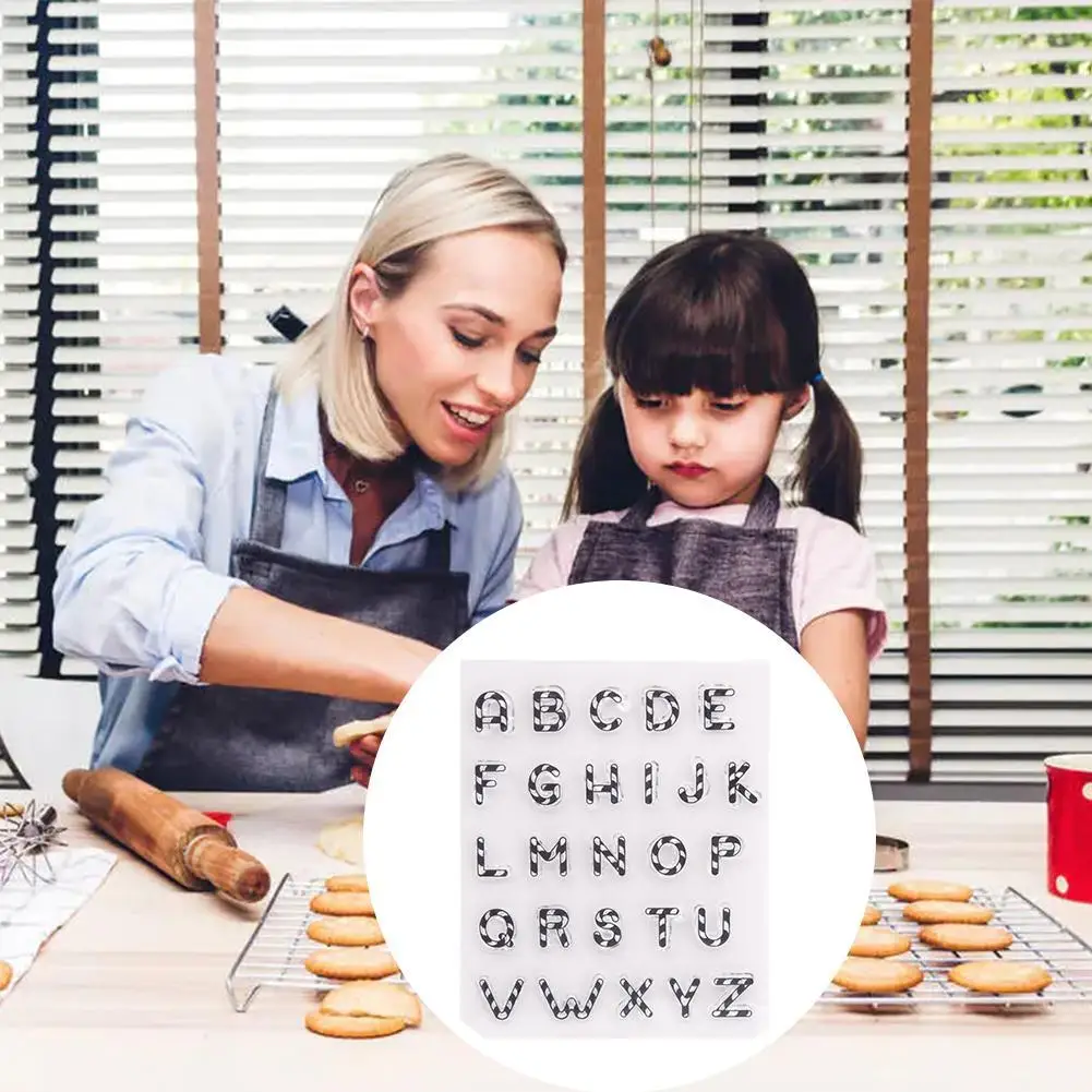 Letters Transparent Seal DIY Cake Silicone Rubber Stamp Fondant Tools For Cookies Alphabet Embossing Pastry Cutter Cake C9F5
Letters Transparent Seal DIY Cake Silicone Rubber Stamp Fondant Tools For Cookies Alphabet Embossing Pastry Cutter Cake C9F5