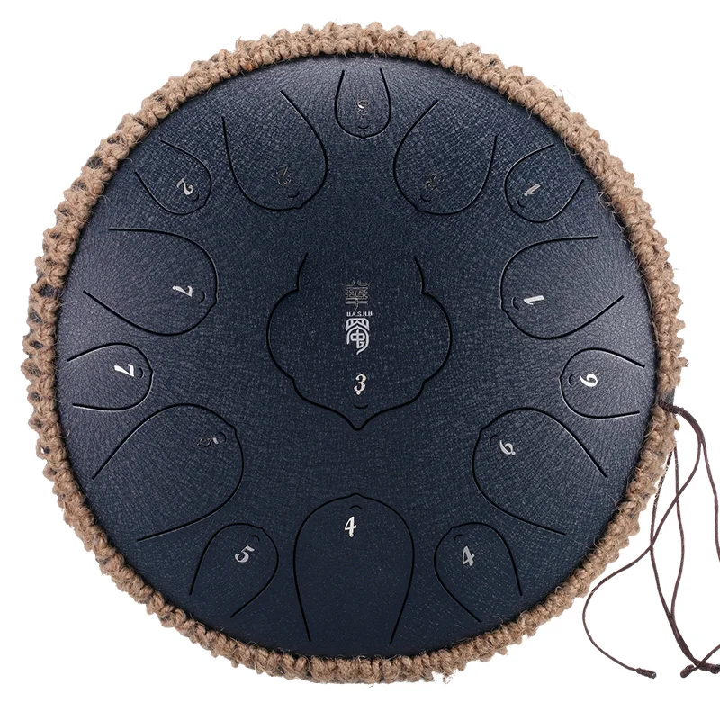 Steel Tongue Drum 13 inch 15 tone Drum Handheld Tank Drum Percussion Instrument Yoga Meditation Beginner Music Lovers Gift
Steel Tongue Drum 13 inch 15 tone Drum Handheld Tank Drum Percussion Instrument Yoga Meditation Beginner Music Lovers Gift