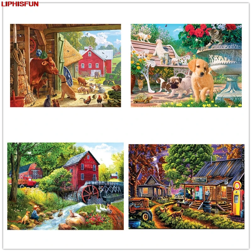 5D Full Drill Diy Diamond Painting Cross Stitch Resin Square/round Diamond Embroidery home Decor farm animals house cow dog
5D Full Drill Diy Diamond Painting Cross Stitch Resin Square/round Diamond Embroidery home Decor farm animals house cow dog