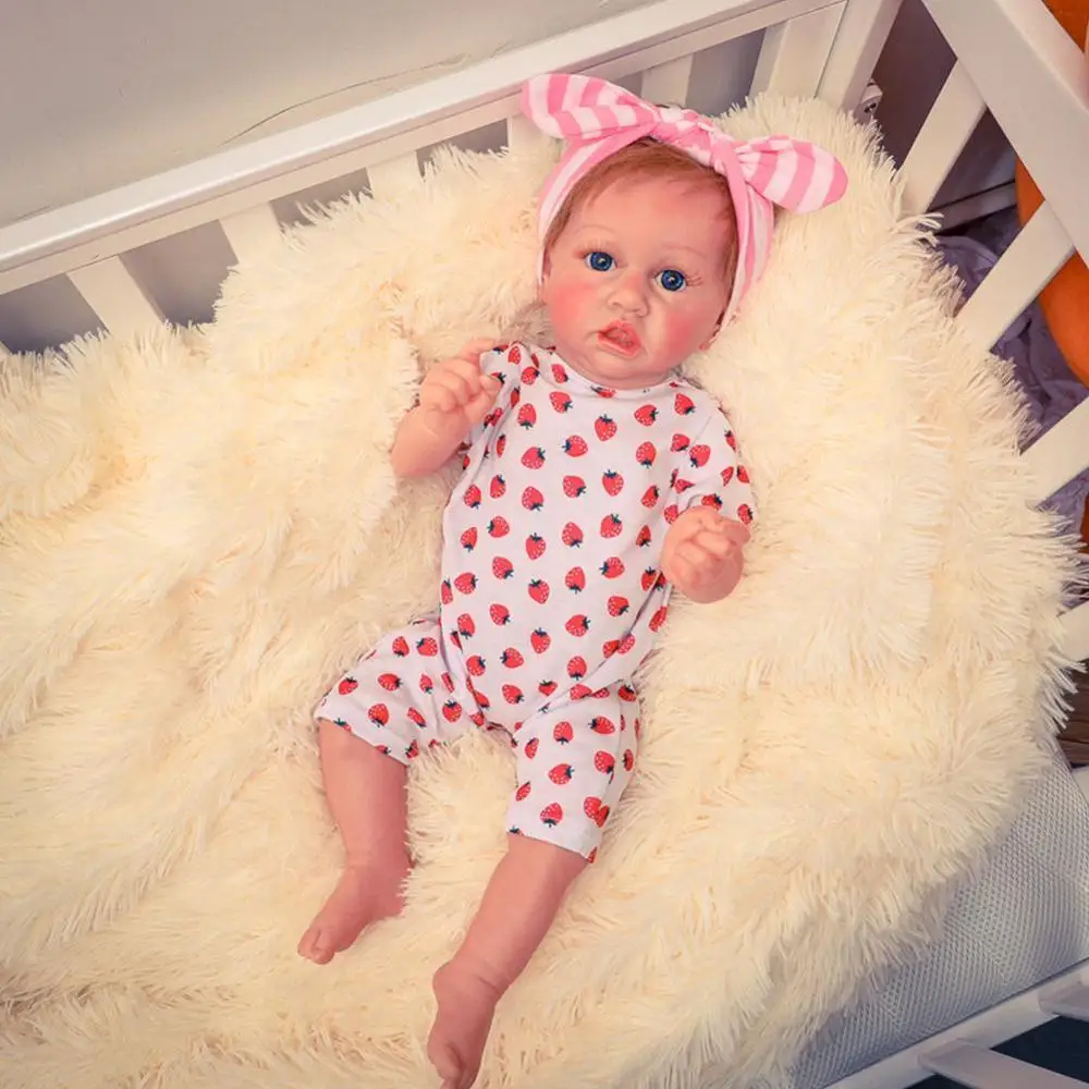 Realistic 22'' Bebe Rebirth Soft Reborn Silicone Baby Doll Girl Toys Baby Dolls Full Vinyl Cute Dolls Bebe Newborn Girl Doll
Realistic 22'' Bebe Rebirth Soft Reborn Silicone Baby Doll Girl Toys Baby Dolls Full Vinyl Cute Dolls Bebe Newborn Girl Doll