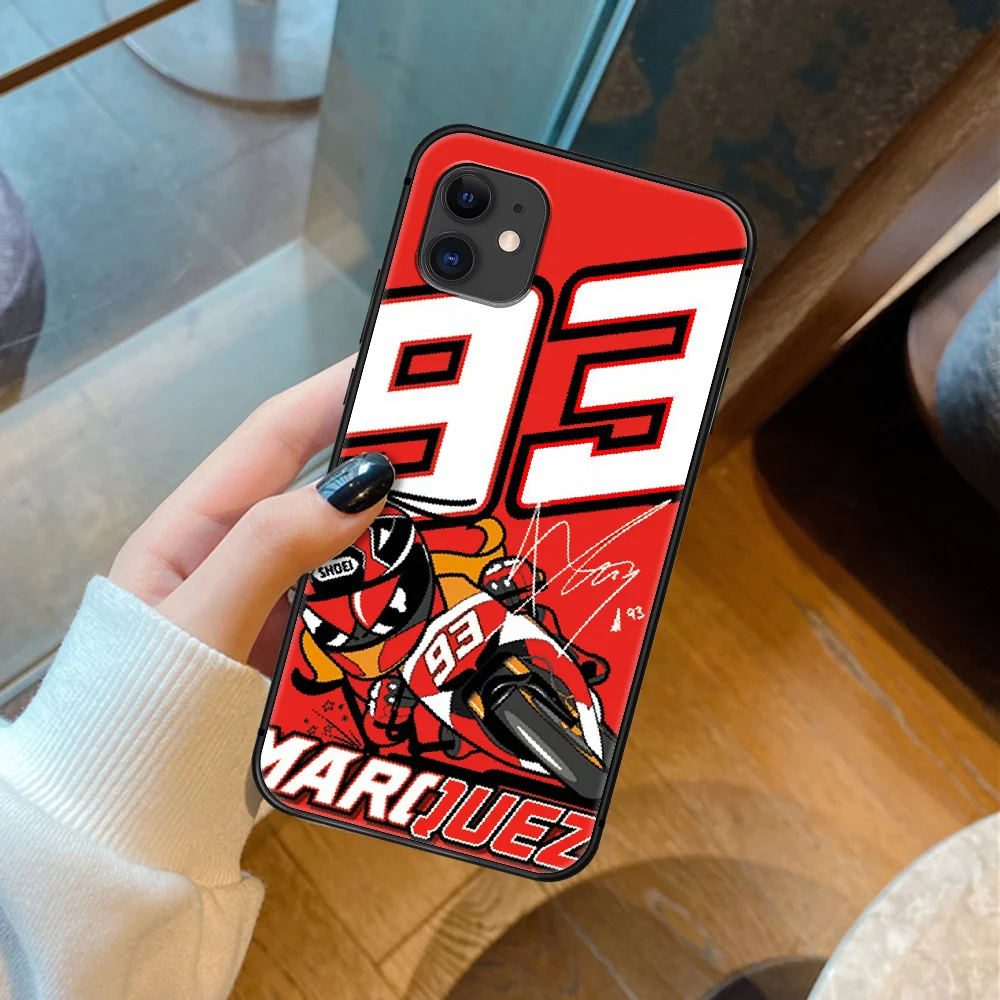 Marc Marquez Moto Gp 93 Phone Case For iPhone 5 5S SE 2020 6 6S 7 8 Plus 11 12 Mini X XS XR Pro Max black Hoesjes Silicone Back
Marc Marquez Moto Gp 93 Phone Case For iPhone 5 5S SE 2020 6 6S 7 8 Plus 11 12 Mini X XS XR Pro Max black Hoesjes Silicone Back