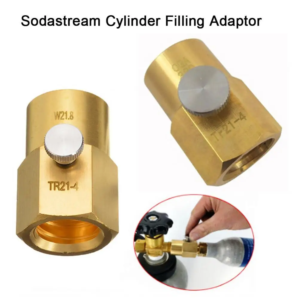 50% Hot Sale TR21-4 to CGA320/W21.8 Soda Maker Cylinder Refill Adapter Tank Connection Kit
50% Hot Sale TR21-4 to CGA320/W21.8 Soda Maker Cylinder Refill Adapter Tank Connection Kit