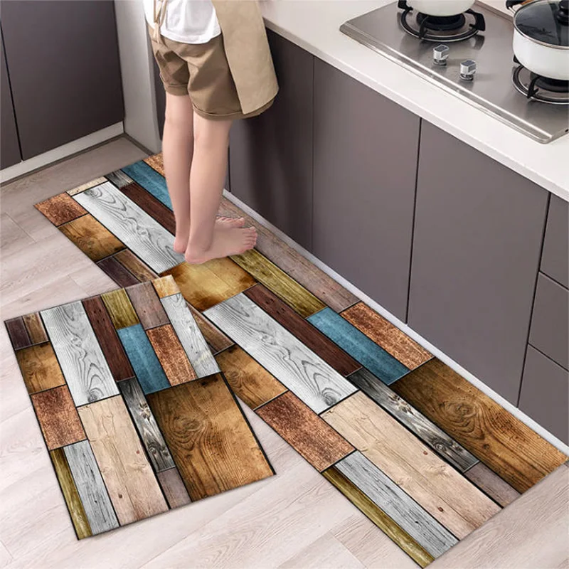 Cabinet Floor Mat New Cartoon Kitchen Mats Imitation Wood Grain Entrance Doormat Bedroom Bedside Anti-slip Antifouling Long Rugs
Cabinet Floor Mat New Cartoon Kitchen Mats Imitation Wood Grain Entrance Doormat Bedroom Bedside Anti-slip Antifouling Long Rugs