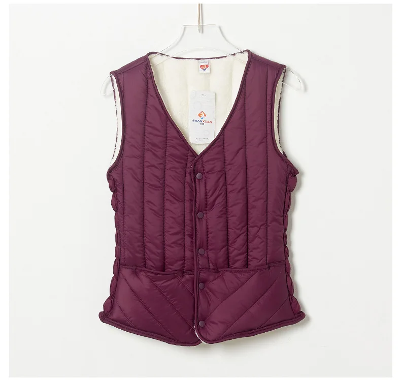 Black Orange Pink Grey Dark Purple Plus Size Women Vest Lady V-Neck Slim Fleece Warm Weskit Female Big Sale Winter Stripe Vests 
Black Orange Pink Grey Dark Purple Plus Size Women Vest Lady V-Neck Slim Fleece Warm Weskit Female Big Sale Winter Stripe Vests