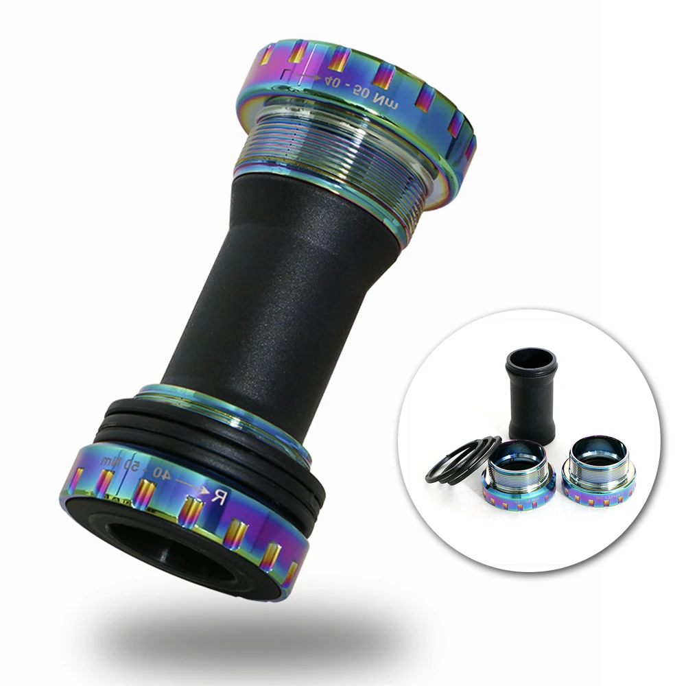 68-73mm Universal Bicycle Bottom Bracket Durable Material MTB Bike Integrated Hollow Lightweight Threaded BB
68-73mm Universal Bicycle Bottom Bracket Durable Material MTB Bike Integrated Hollow Lightweight Threaded BB