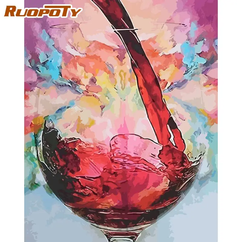 RUOPOTY Frame DIY 60x75cm Painting By Numbers Red Wine Paint By Numbers On Canvas Painting Landscape Wall Art Picture For Gift
RUOPOTY Frame DIY 60x75cm Painting By Numbers Red Wine Paint By Numbers On Canvas Painting Landscape Wall Art Picture For Gift