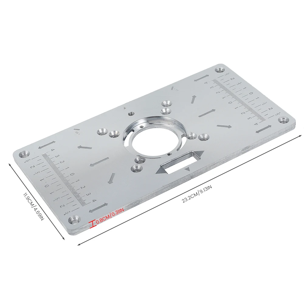 Woodworking Trimming Machine Router Table Insert Plate Aluminum Alloy Engraving Benches Trimmer Flip Chip Inversion Board
Woodworking Trimming Machine Router Table Insert Plate Aluminum Alloy Engraving Benches Trimmer Flip Chip Inversion Board