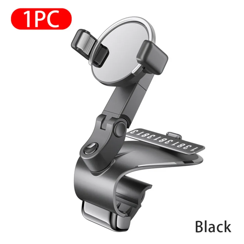 1200°Rotating Car Phone Holder ABS Alloy Parking Number Plate Black For 3inch-7inch Mobile
1200°Rotating Car Phone Holder ABS Alloy Parking Number Plate Black For 3inch-7inch Mobile