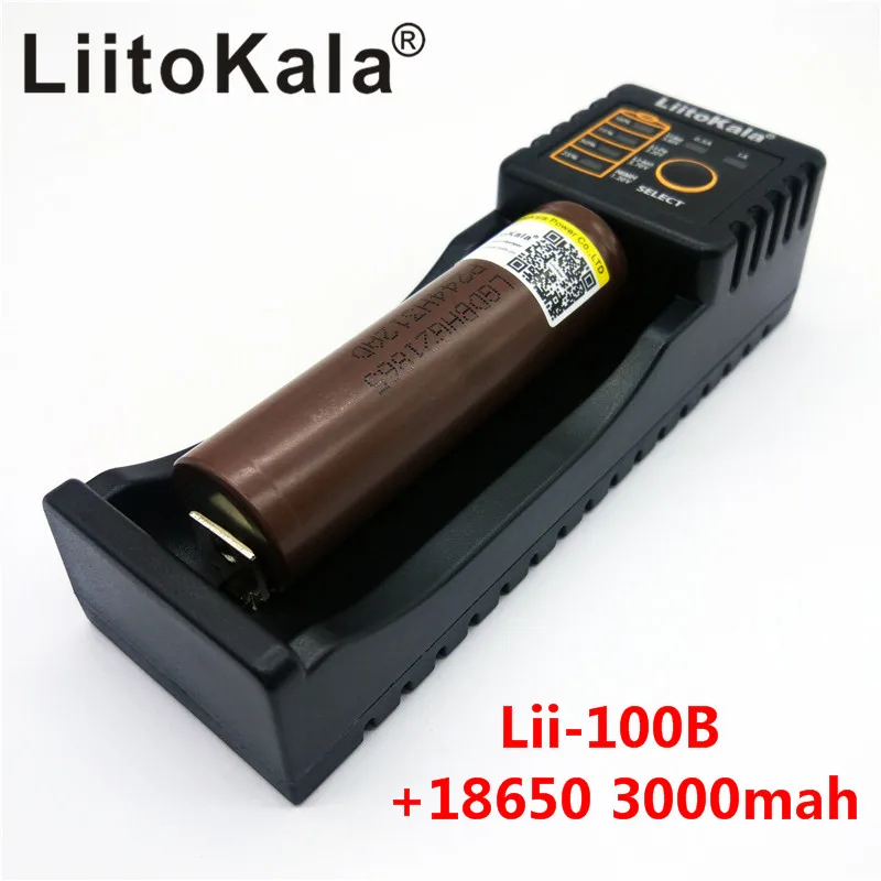 LiitoKala HG2 новый оригинальный 18650 литиевая батарея 3 7 V 3000 mAh перезаряжаемые батареи