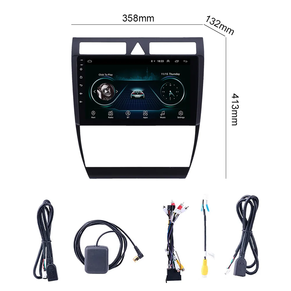9" Android 9.1 CarPlay 2G 32G Car Radio DVD Player Navigation For Audi A6 2004 Auto Audio GPS Bluetooth Multimedia Stereo
9" Android 9.1 CarPlay 2G 32G Car Radio DVD Player Navigation For Audi A6 2004 Auto Audio GPS Bluetooth Multimedia Stereo