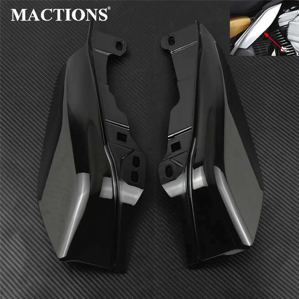 Motorcycle Heat Shield Mid-Frame Air Deflector Trim Cover Black For Harley Touring Road King Street Glide Ultra Limit 2017-2021
Motorcycle Heat Shield Mid-Frame Air Deflector Trim Cover Black For Harley Touring Road King Street Glide Ultra Limit 2017-2021