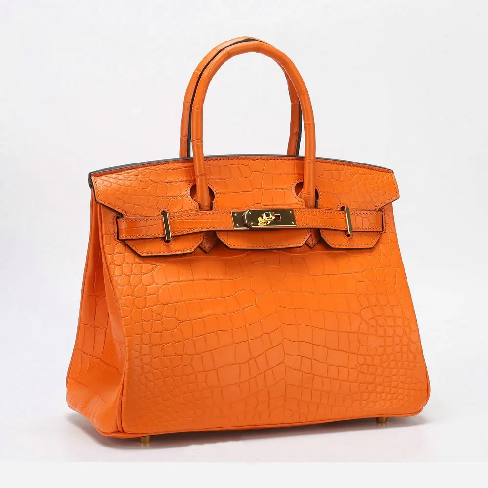 The same luxury platinum bag alligator leather women's bag leather handbag women's handbag private customized
The same luxury platinum bag alligator leather women's bag leather handbag women's handbag private customized