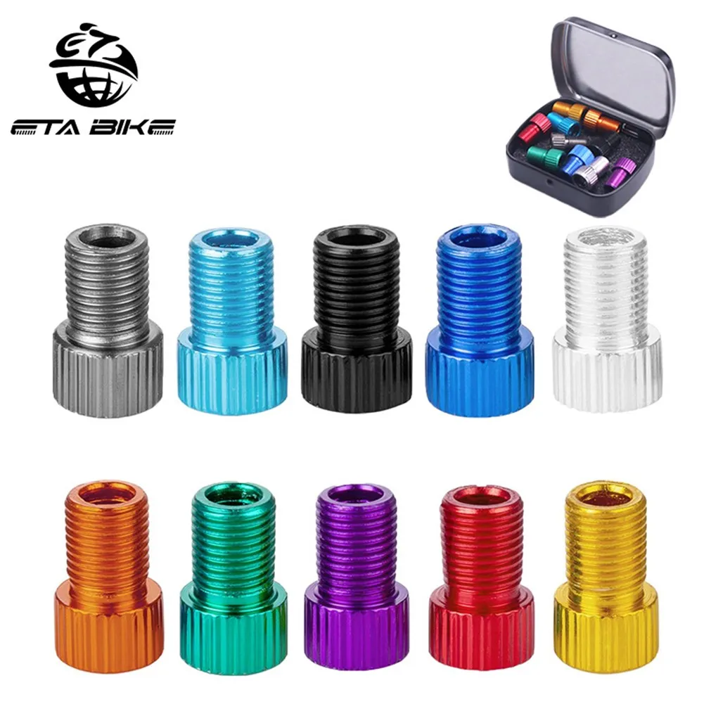 10PCS Copper Bicycle Valve Adapter Dv Sv French To Dunlop Bike Valve Pump Colorful Valves Bike Tube Pump Air Compressor Tools
10PCS Copper Bicycle Valve Adapter Dv Sv French To Dunlop Bike Valve Pump Colorful Valves Bike Tube Pump Air Compressor Tools