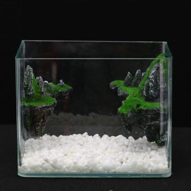 2Pcs Aquarium Ornaments Artificial Resin Moss Landscape Fish Tank Floating Rock Mountain for Fish Sleep Rest Hide Play Breed
2Pcs Aquarium Ornaments Artificial Resin Moss Landscape Fish Tank Floating Rock Mountain for Fish Sleep Rest Hide Play Breed
