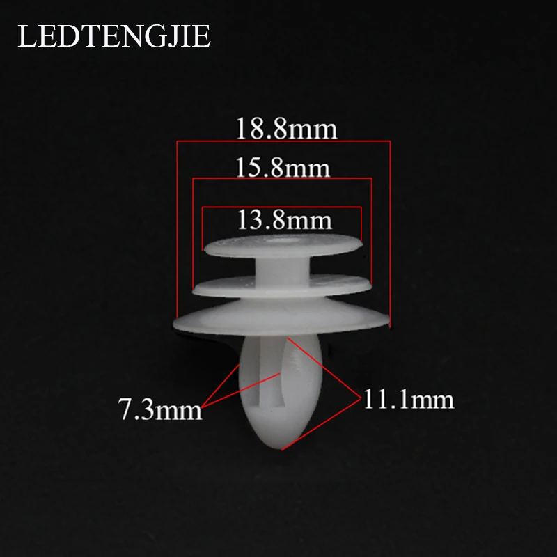 LEDTENGJIE 100pcs Nylon Car Fastener Clip YT-1198 Car Cover Clip for Toyota Auto Repair Parts
LEDTENGJIE 100pcs Nylon Car Fastener Clip YT-1198 Car Cover Clip for Toyota Auto Repair Parts