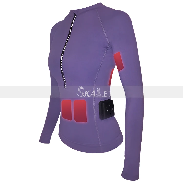 Беспроводной контролируемый устройством Ems специализируется на уменьшении живота Фиолетовый женский спортивный костюм
Беспроводной контролируемый устройством Ems специализируется на уменьшении живота Фиолетовый женский спортивный костюм