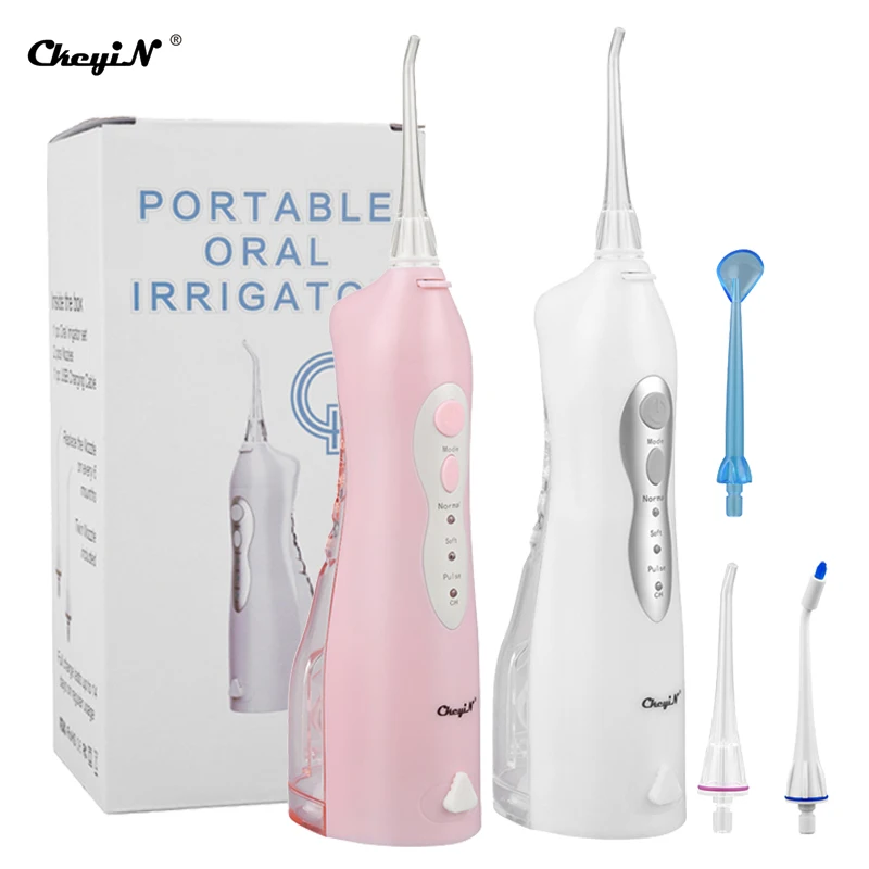 CkeyiN Electric Oral Irrigator 3 Modes Dental Water Flosser 0.6mm Jet Tooth Deep Cleaner Rechargeable Waterproof Teeth Care
CkeyiN Electric Oral Irrigator 3 Modes Dental Water Flosser 0.6mm Jet Tooth Deep Cleaner Rechargeable Waterproof Teeth Care