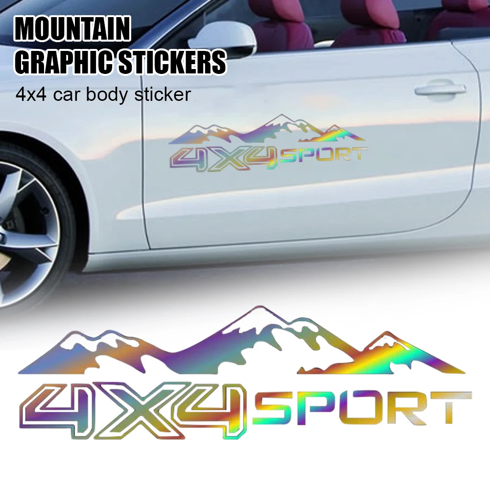 Car Sticker Mountain 4x4 Sports Car Decals for Trucks Pickups RVs Campers Caravans Motorhomes Auto Exterior Decoration
Car Sticker Mountain 4x4 Sports Car Decals for Trucks Pickups RVs Campers Caravans Motorhomes Auto Exterior Decoration