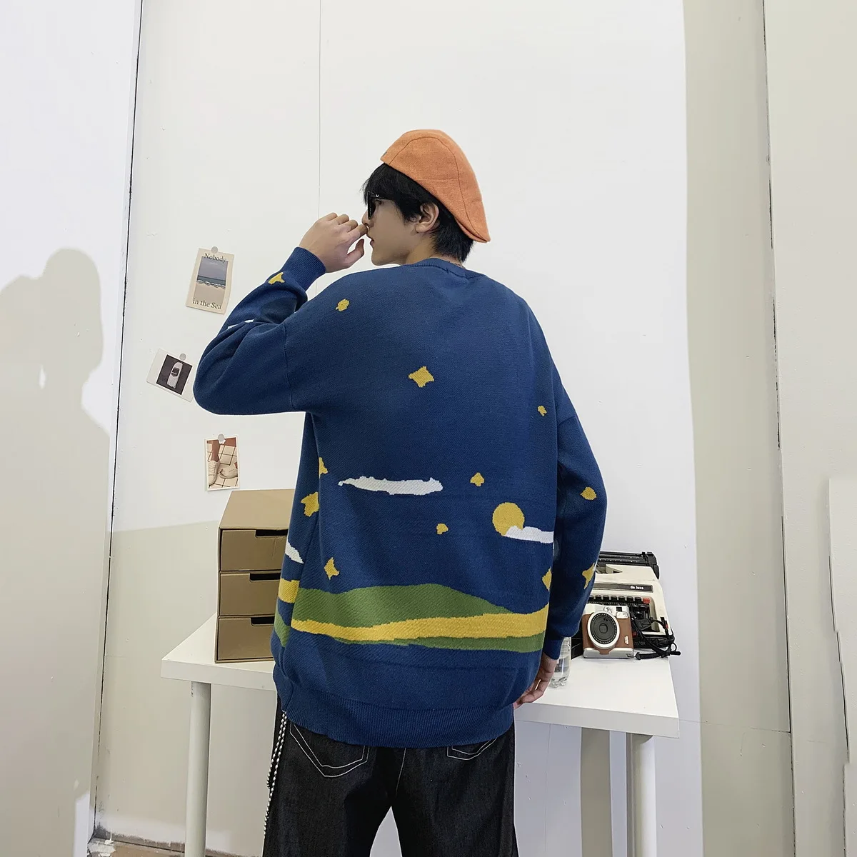 High Quality Men Fashion Streetwear Jacquard Knitted Pattern Crewneck Pullover Wool Sweater
High Quality Men Fashion Streetwear Jacquard Knitted Pattern Crewneck Pullover Wool Sweater