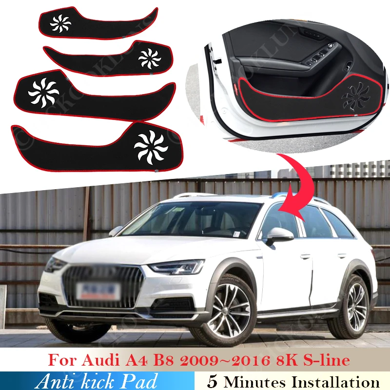 Для Audi A4 B8 2009 ~ 2016 8K S-line протектор для двери автомобиля, протектор с боковыми краями, коврик, детский стикер, аксессуары 2015 2014 2013
Для Audi A4 B8 2009 ~ 2016 8K S-line протектор для двери автомобиля, протектор с боковыми краями, коврик, детский стикер, аксессуары 2015 2014 2013