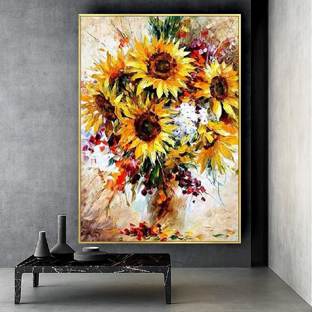 Reproduction of Van Gogh's oil paintings sunflower Flowers Canvas Painting Modern abstract wall art Acrylic Painting Home decor
Reproduction of Van Gogh's oil paintings sunflower Flowers Canvas Painting Modern abstract wall art Acrylic Painting Home decor