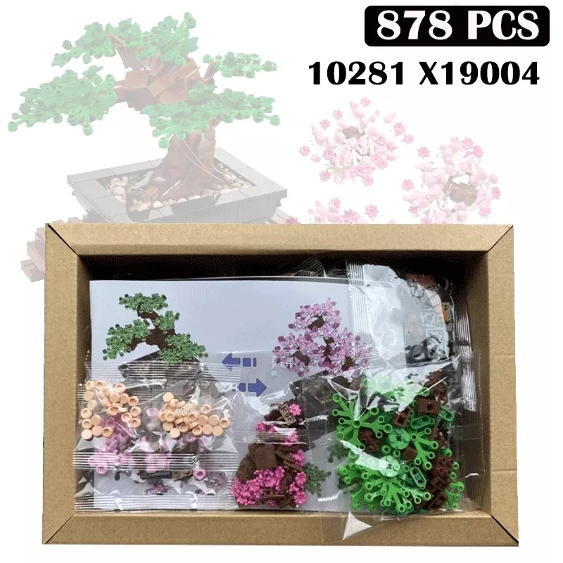 878pcs Idea Bonsai Tree Building Block Bricks Compatible City DIY 10281 Toys for Children Christmas Birthday Gifts
878pcs Idea Bonsai Tree Building Block Bricks Compatible City DIY 10281 Toys for Children Christmas Birthday Gifts