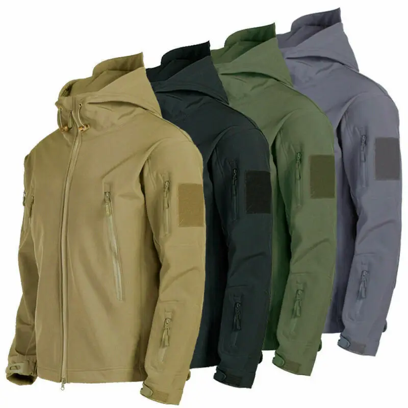 Men's Jacket Hooded Hoodie Tactical Coat Soft Work Military Jackets Tops Outwear
Men's Jacket Hooded Hoodie Tactical Coat Soft Work Military Jackets Tops Outwear