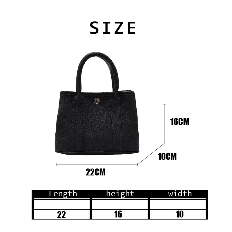 Spring Women's Handbag Simple Design Large Capacity Casual Versatile Luxury PU Leather Fashion Female Litchi Grain Shoulder Bag
Spring Women's Handbag Simple Design Large Capacity Casual Versatile Luxury PU Leather Fashion Female Litchi Grain Shoulder Bag