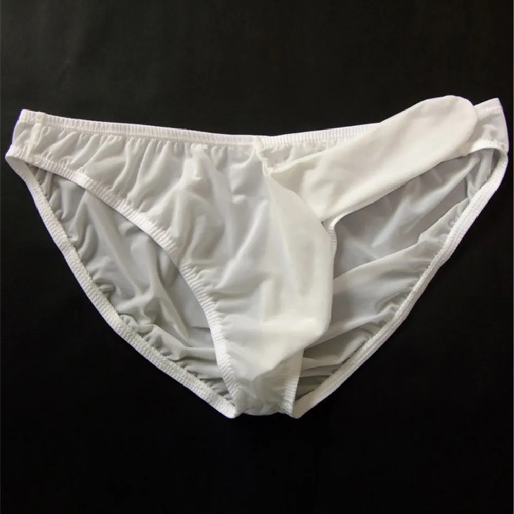 Mens Sexy Silky Cock Sleeve Pouch Bikini Underpants Ice Silk Breathable Comfy Soft Panties Elephant Nose Erotic Lingerie
Mens Sexy Silky Cock Sleeve Pouch Bikini Underpants Ice Silk Breathable Comfy Soft Panties Elephant Nose Erotic Lingerie